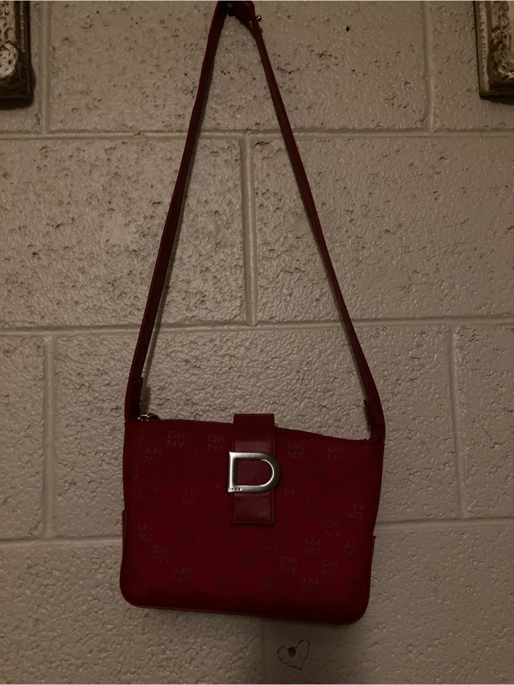 DKNY Red Purse